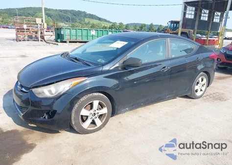2012 Hyundai Elantra Gls/Limited from USA, damaged, VIN KMHDH4AEXCU336999